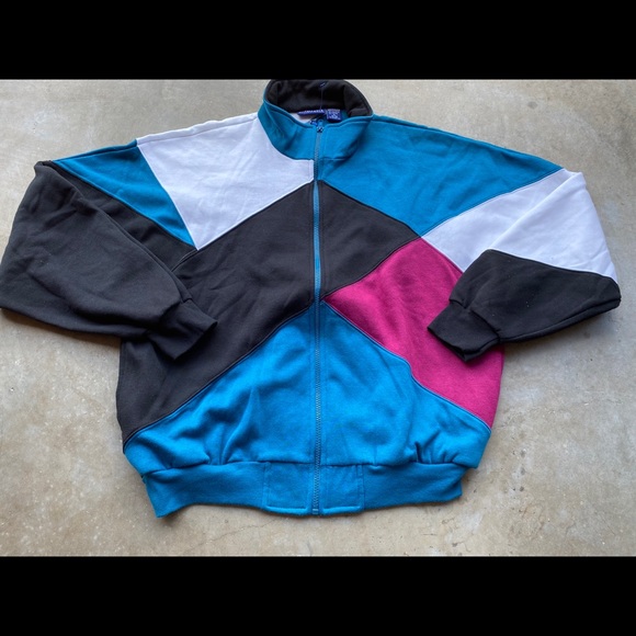 90s color block jacket - Picture 4 of 4